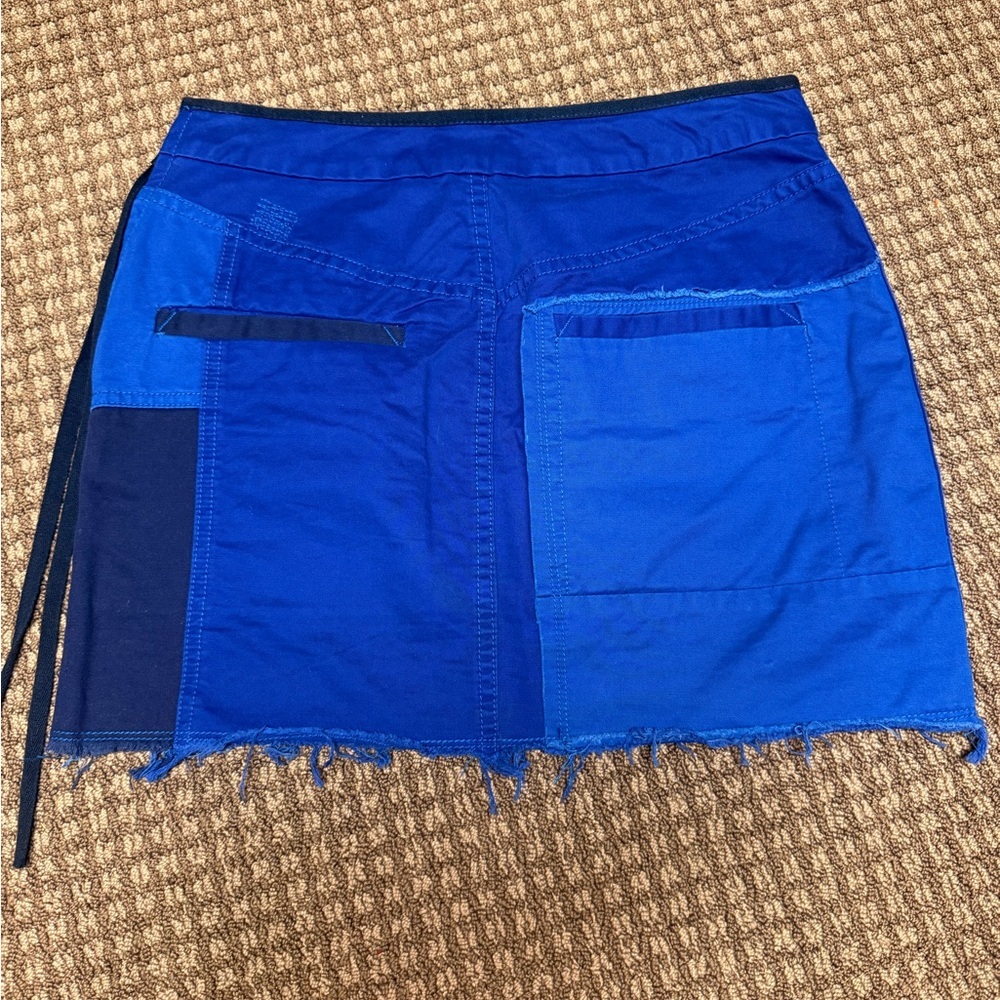Zadig & Voltaire Sexy Janis Grunge Vibrant Blue Mini Skirt sz 36 (US4) - Picture 3 of 6
